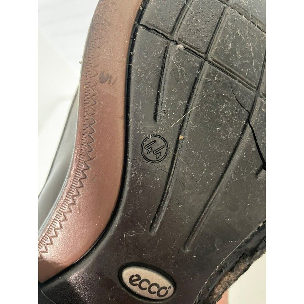 ECCO Men's Black Melbourne Tie Shoe Size EU 44 / US 10.5 - Pre-owned, Some Wear - Picture 13 of 13